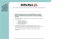Desktop Screenshot of allosys.com