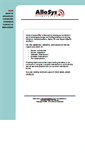 Mobile Screenshot of allosys.com