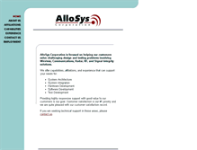 Tablet Screenshot of allosys.com